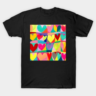 Love Rainbow Hearts T-Shirt